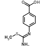 CAS#: 285556-33-4, 4-{(Z)-[Amino(Methylsulfanyl)Methylene]Amino}Benzoic Acid