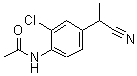 CAS#: 28581-73-9, N-[2-Chloro-4-(1-Cyanoethyl)Phenyl]Acetamide