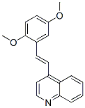 CAS 登录号：2859-52-1， 4-[2-(2,5-二甲氧基苯基)乙烯基]喹啉