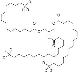 CAS 登录号：285979-78-4， 甘油三(十六烷酸酯-16,16,16-D3)