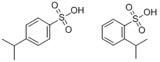 CAS 登录号：28631-63-2， 2(4)-(1-甲基乙基)-苯磺酸