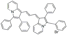 CAS 登录号：28633-58-1， 1-[3-(2,3-二苯基吲嗪-1-基)烯丙基亚基]-2,3-二苯基-1H-吲嗪鎓溴化物