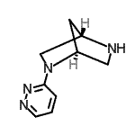CAS 登录号：286943-12-2， (1S,4S)-2-(3-哒嗪基)-2,5-二氮杂双环[2.2.1]庚烷