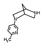CAS#: 286943-93-9, 2-(6-Methyl-3-Pyridinyl)-2,5-Diazabicyclo[2.2.1]Heptane