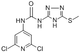 CAS#: 287174-87-2, N-(2,6-Dichloro-4-Pyridyl)-N'-[5-(Methylthio)-4H-1,2,4-Triazol-3-Yl]Urea