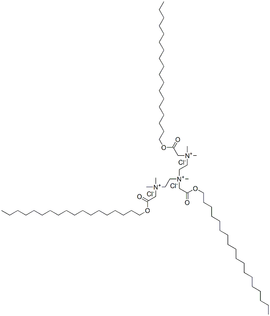 CAS 登录号：28719-79-1， 2,2,5,8,8-五甲基-1,9-二(十八烷氧羰基)-5-(十八烷氧羰基甲基)-2,5,8-三铵壬烷三氯化物
