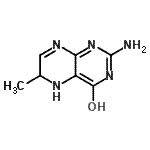 CAS 登录号：2872-03-9， 2-氨基-6-甲基-5,6-二氢-4(1H)-蝶啶酮