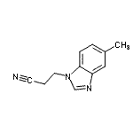 CAS#: 28739-47-1, 3-(5-Methyl-1H-Benzimidazol-1-Yl)Propanenitrile