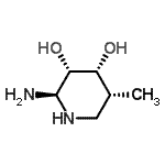 CAS#: 287412-07-1, (2R,3S,4R,5R)-2-Amino-5-Methyl-3,4-Piperidinediol
