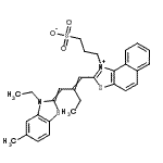 CAS#: 28784-39-6, 3-(2-{2-[(3-Ethyl-5-Methyl-1,3-Benzothiazol-2(3H)-Ylidene)Methyl]-1-Buten-1-Yl}Naphtho[1,2-d][1,3]Thiazol-1-Ium-1-Yl)-1-Propanesulfonate