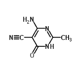 CAS#: 287917-60-6, 4-Amino-2-Methyl-6-Oxo-1,6-Dihydro-5-Pyrimidinecarbonitrile