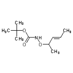 CAS#: 288141-89-9, 2-Methyl-2-Propanyl [(3E)-3-Penten-2-Yloxy]Carbamate