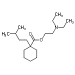 CAS#: 28815-27-2, 2-(Diethylamino)Ethyl 1-(3-Methylbutyl)Cyclohexanecarboxylate