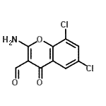 CAS#: 288399-45-1, 2-Amino-6,8-Dichloro-4-Oxo-4H-Chromene-3-Carbaldehyde