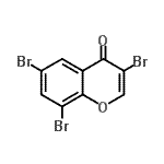 CAS 登录号：288399-60-0， 3,6,8-三溴-4H-苯并吡喃-4-酮