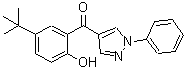 CAS#: 288844-46-2, [2-Hydroxy-5-(2-Methyl-2-Propanyl)Phenyl](1-Phenyl-1H-Pyrazol-4-Yl)Methanone