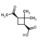 CAS#: 288848-24-8, (1S,3R)-3-Acetyl-2,2-Dimethylcyclobutanecarboxylic Acid