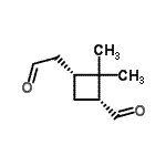 CAS#: 288848-36-2, (1R,3R)-2,2-Dimethyl-3-(2-Oxoethyl)Cyclobutanecarbaldehyde