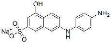CAS 登录号：28907-86-0， 7-(4-氨基苯胺基)-4-羟基萘-2-磺酸钠