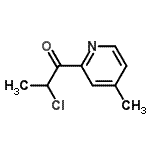CAS 登录号：289469-59-6， 2-氯-1-(4-甲基-2-吡啶基)-1-丙酮