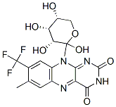 CAS 登录号:28956-72-1, 7-甲基-8-三氟甲基-10-(1'-D-核糖基)异咯嗪