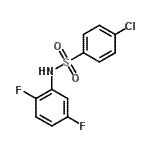 CAS#: 290331-05-4, 4-Chloro-N-(2,5-Difluorophenyl)Benzenesulfonamide
