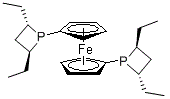 CAS#: 290347-66-9, (-)-1,1'-Bis((2S,4S)-2,4-Diethylphosphotano)Ferrocene