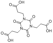CAS 登录号：2904-41-8， 三(2-羧基乙基)异氰脲酸酯