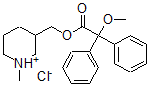 CAS#: 2909-95-7, (1-Methyl-3,4,5,6-Tetrahydro-2H-Pyridin-3-Yl)Methyl 2-Methoxy-2,2-Diphenyl-Acetate Chloride