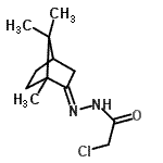 CAS#: 29118-71-6, 2-Chloro-N'-[(2E)-1,7,7-Trimethylbicyclo[2.2.1]Hept-2-Ylidene]Acetohydrazide