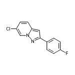 CAS#: 291744-01-9, 6-Chloro-2-(4-Fluorophenyl)Pyrazolo[1,5-a]Pyridine