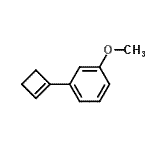 CAS#: 291778-10-4, 1-(1-Cyclobuten-1-Yl)-3-Methoxybenzene