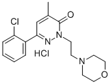 CAS#: 29242-40-8, 6-(2-Chlorophenyl)-4-Methyl-2-(2-Morpholin-4-Ylethyl)Pyridazin-3-One Hydrochloride