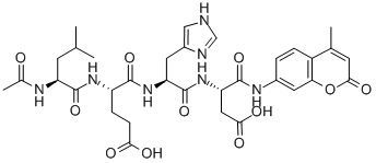 CAS 登录号：292633-16-0， 乙酰基-亮氨酰-谷氨酰-组氨酰-天冬氨酰-4-甲基香豆素