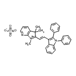 CAS#: 29330-29-8, 2-[(E)-2-(1,2-Diphenylindol-3-Yl)Vinyl]-1,3,3-Trimethyl-Pyrrolo[5,4-b]Pyridin-1-Ium Perchlorate