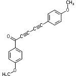 CAS#: 29372-67-6, 1,5-Bis(4-Methoxyphenyl)-2,4-Pentadiyn-1-One