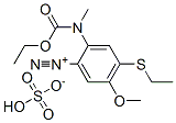 CAS#: 29389-51-3, 2-[(Ethoxycarbonyl)Methylamino]-4-(Ethylthio)-5-Methoxybenzenediazonium Hydrogen Sulphate