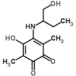 CAS#: 29441-85-8, 4-Hydroxy-5-[(1-Hydroxy-2-Butanyl)Amino]-3,6-Dimethyl-1,2-Benzoquinone
