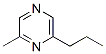CAS 登录号：29444-46-0， 2-甲基-6-丙基吡嗪