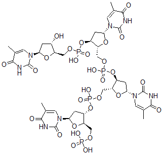 CAS#: 2945-57-5, Thymidylyl-(5'-3')-thymidylyl-(5'-3')-thymidylyl-(5'-3')-5'-Thymidylic acid