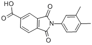 CAS 登录号：294667-04-2， 2-(3,4-二甲基-苯基)-1,3-二氧代-2,3-二氢-1H-异吲哚-5-羧酸