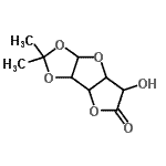 CAS#: 29514-28-1, 6-Hydroxy-2,2-Dimethyltetrahydrofuro[2',3':4,5]Furo[2,3-d][1,3]Dioxol-5(3Bh)-One
