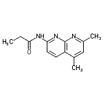 CAS#: 296244-68-3, N-(5,7-Dimethyl-1,8-Naphthyridin-2-Yl)Propanamide
