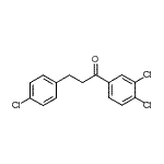 CAS#: 296271-46-0, 3-(4-Chlorophenyl)-1-(3,4-Dichlorophenyl)-1-Propanone