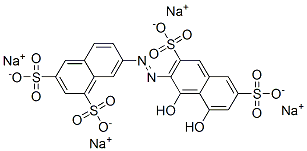 CAS#: 29637-28-3, Tetrasodium 7-[(1,8-Dihydroxy-3,6-Disulphonato-2-Naphthyl)Azo]Naphthalene-1,3-Disulphonate