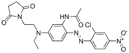 CAS 登录号：29649-47-6， N-[2-[2-(2-氯-4-硝基苯基)偶氮]-5-[[2-(2,5-二氧代-1-吡咯烷基)乙基]乙基氨基]苯基]-乙酰胺