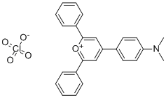 CAS 登录号:2970-29-8, 4-(对二甲胺苯基)-2,6-二苯基吡喃鎓高氯酸盐