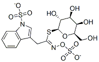 CAS 登录号：29702-28-1， 1-硫代-beta-D-吡喃葡萄糖 1-[1-磺基-N-(磺基氧基)-1H-吲哚-3-乙亚氨酸酯]