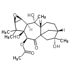 CAS#: 29708-80-3, (2beta,3beta,6beta,13beta)-5,10,16-Trihydroxy-7-Oxo-2,3-Epoxygrayanotoxan-6-Yl Acetate