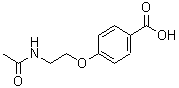 CAS 登录号：297137-62-3， 4-(2-乙酰氨基乙氧基)苯甲酸